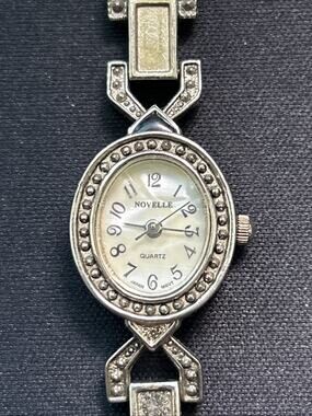Novelle MOP Dial Silver Tone Women’s Quartz Watch